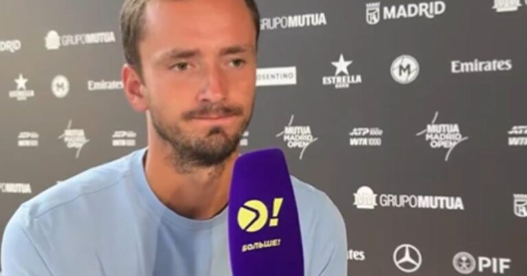 Medvedev revela trauma após ser atropelado por Berrettini: “Levei uma semana para recuperar