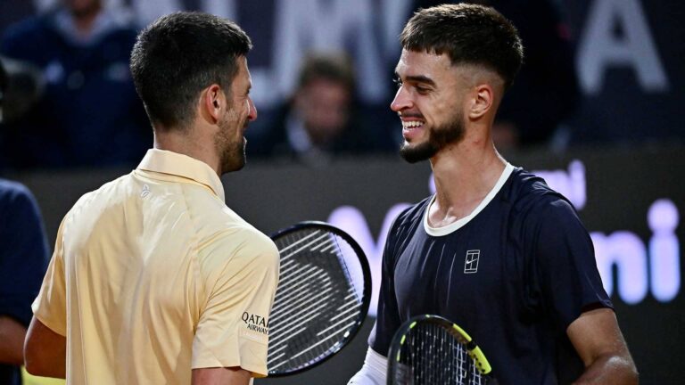 Djokovic exalta evolução de promessa croata após duelo em Roma