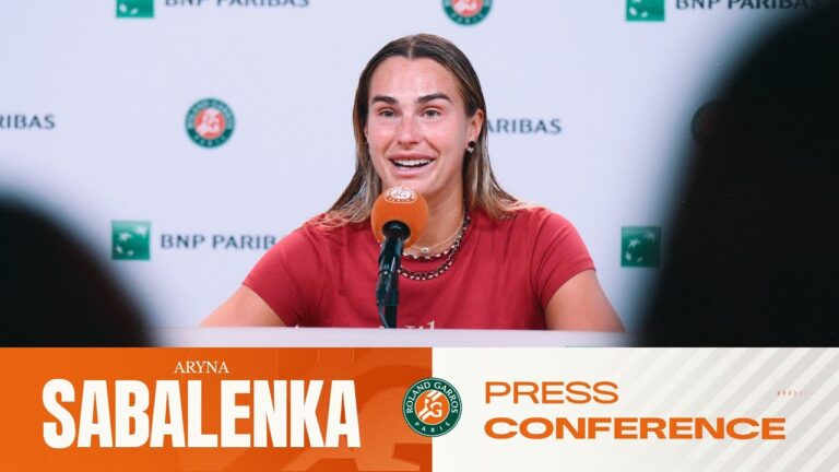 Calor de 30°C e ameaça no topo: o desabafo de Sabalenka após estreia em Paris