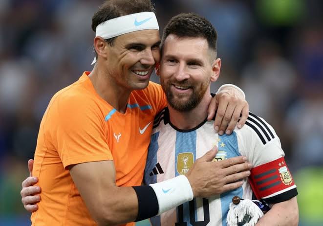 Messi revelou que sua continuidade no alto rendimento é inspirada na resiliência e no processo mental de Rafael Nadal.